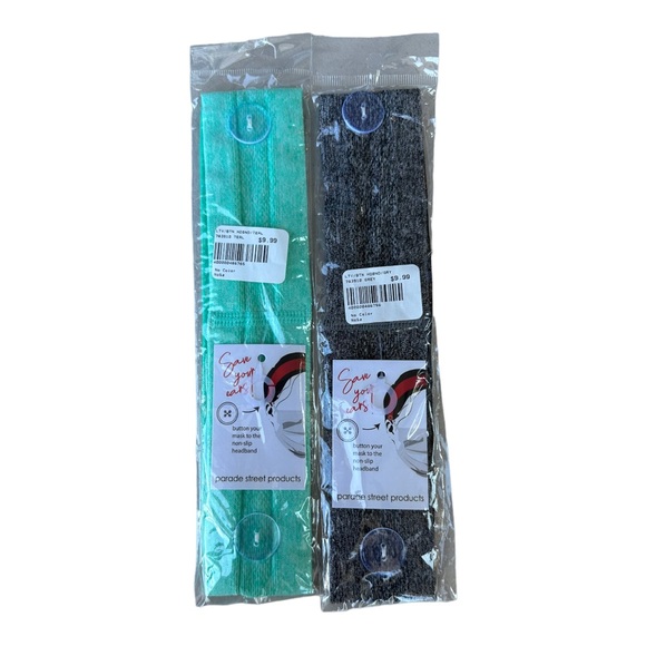 4 save your ears HEADBANDS • Buttons to Attach a Mask - Picture 4 of 6